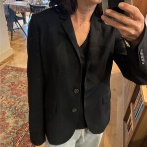 J.Crew classic black blazer size 4